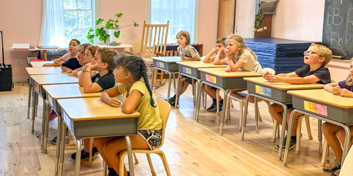 First Grade: The Bridge into Academics - Charlottesville Waldorf School