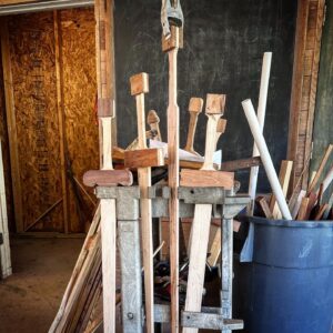 wooden swords in progress