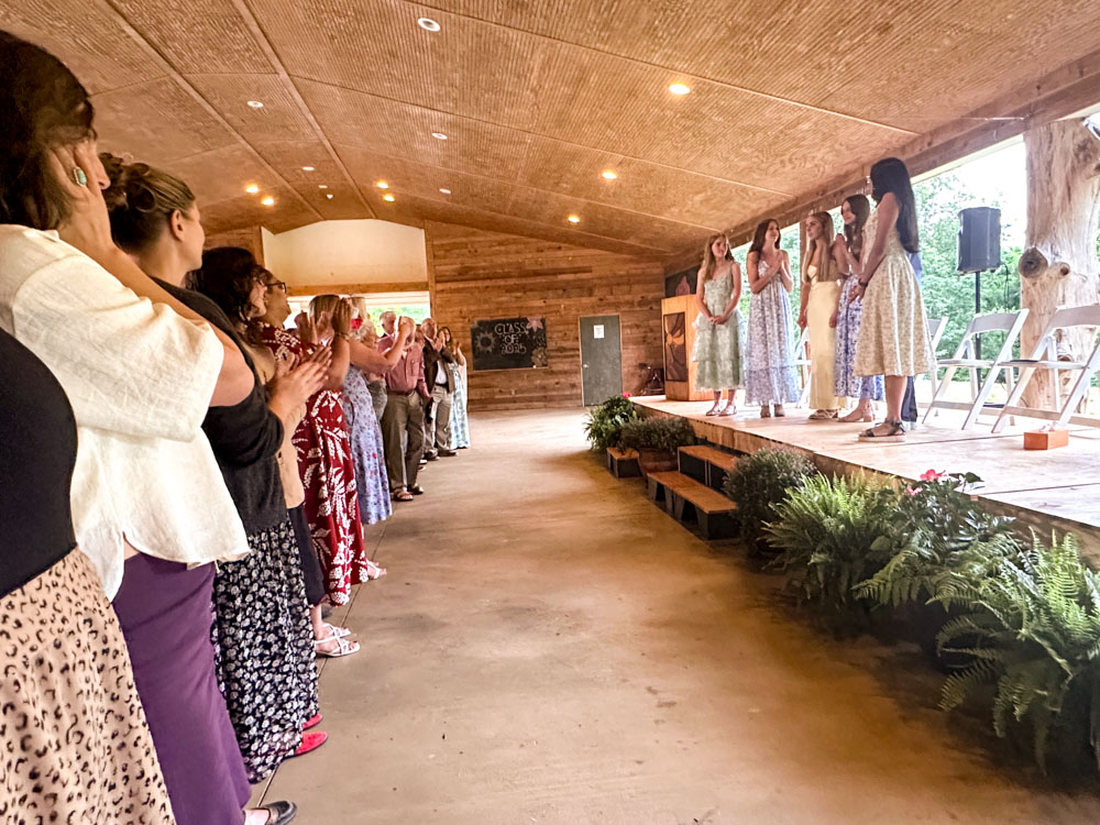 8th grade graduation standing ovation