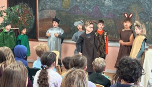 second grade class play