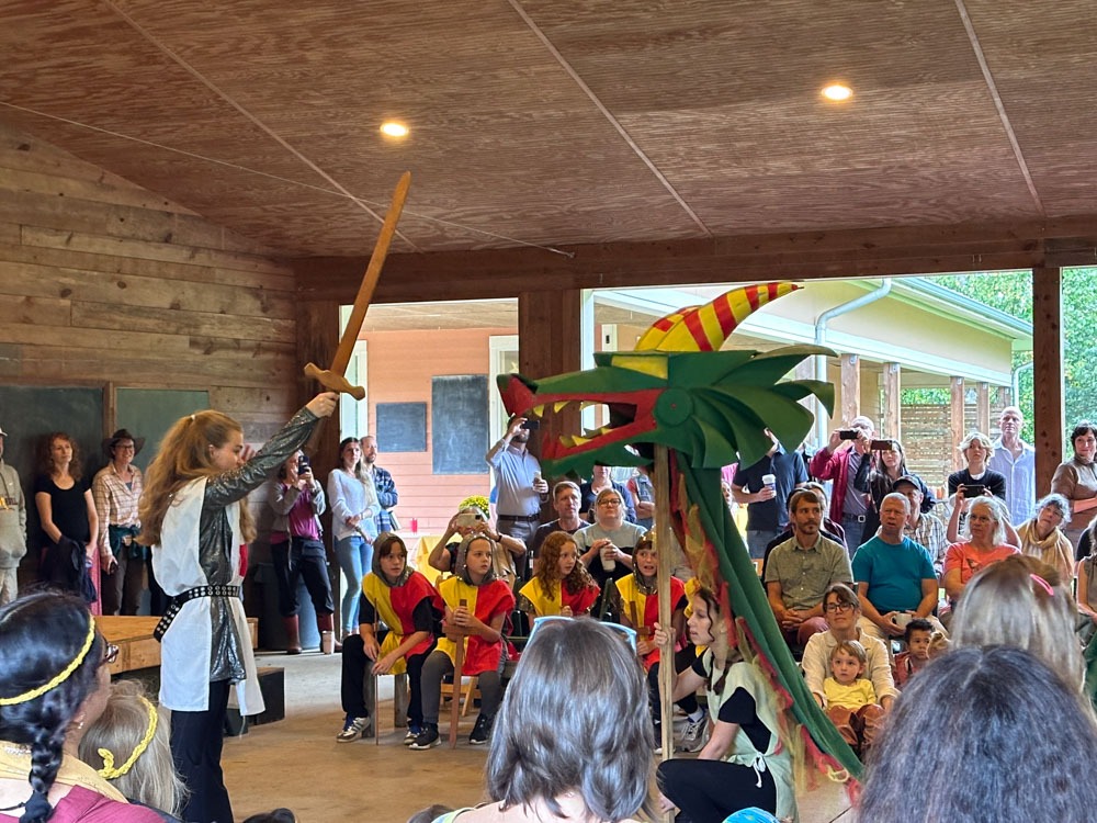 Michaelmas 2024 St George tames the dragon