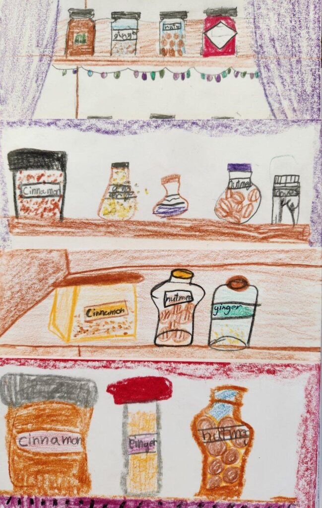 spice drawings by grade 3 students