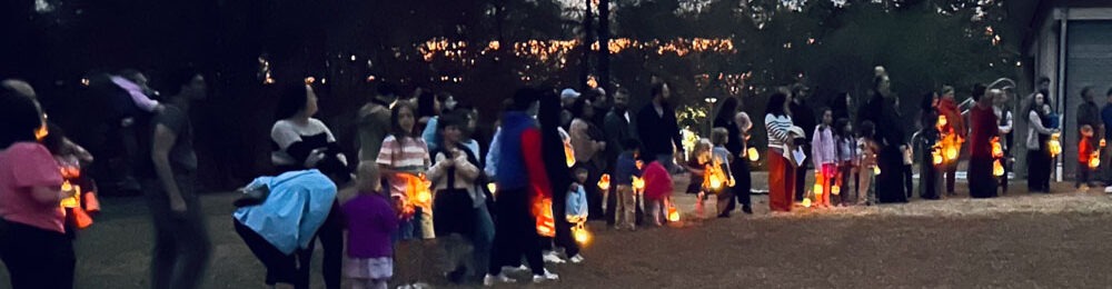 lantern walk 2025 - little lights shining together