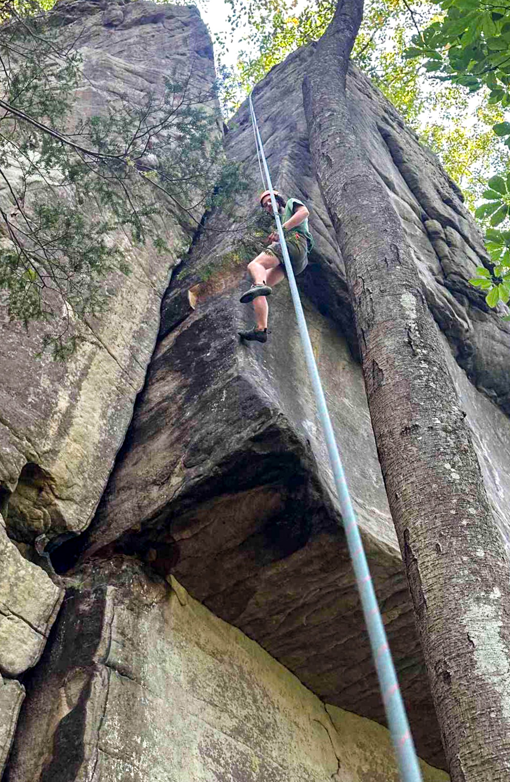 Charlottesville Waldorf School alum Ali climbing high