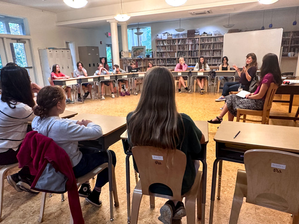 charlottesville waldorf school (cws) middle school students learning about climate change and local positive actions